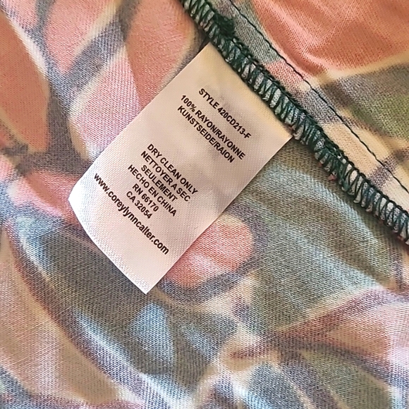 ANTHROPOLOGIE Floral Puff Sleeve Midi Pleated Dress Size Small - Picture 8 of 11